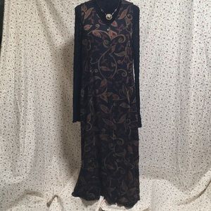Full Length dress **witchy** dark forest vintage